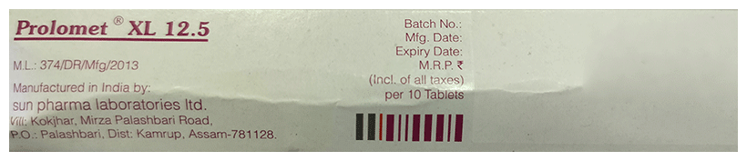 Prolomet XL 12.5 Tablet