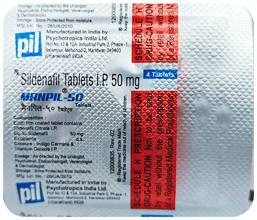 Manpil 50mg Tablet
