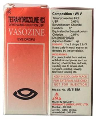 Vasozine 0.05% Eye Drop