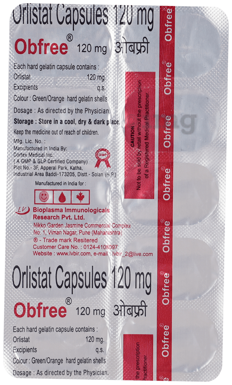 Obfree 120mg Capsule