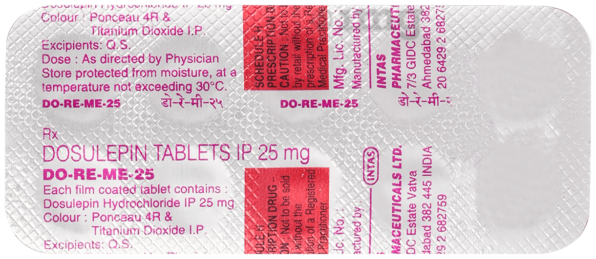 DO RE ME 25mg Tablet