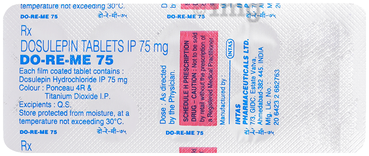 DO RE ME 75mg Tablet