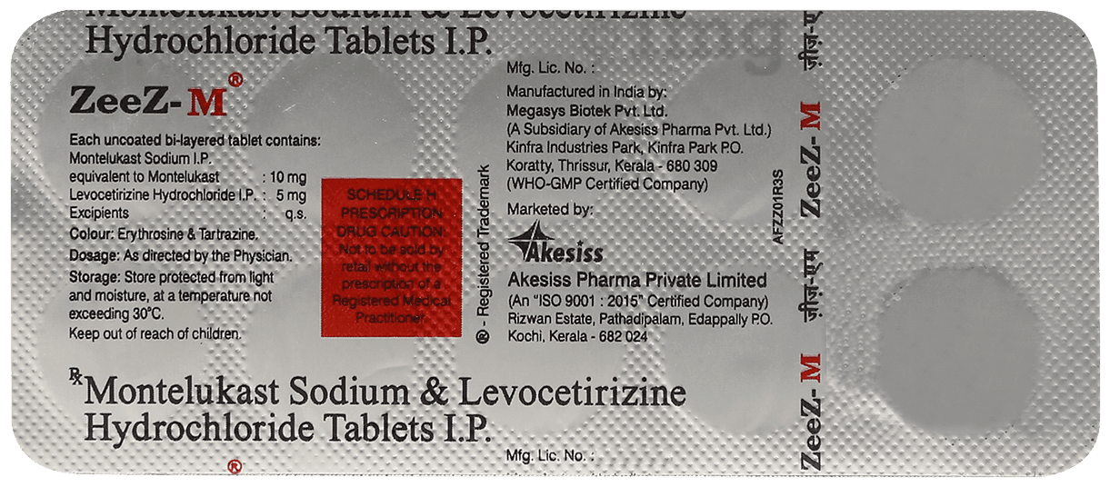 Zeez-M 5mg/10mg Tablet