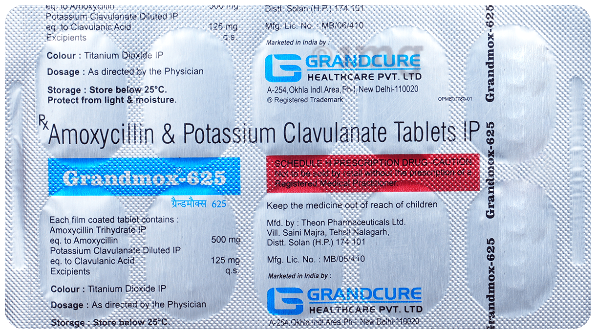Grandmox 625 Tablet