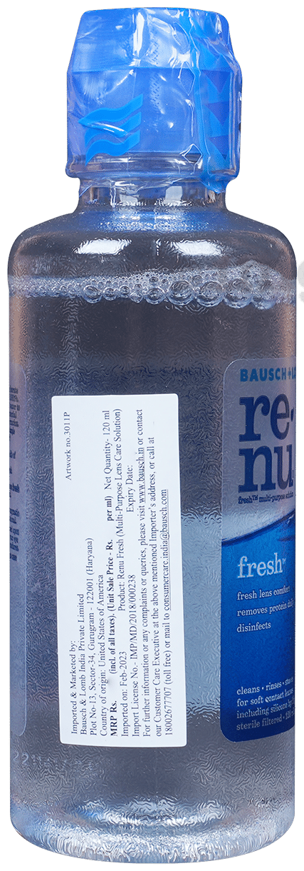 Renu Fresh Lens Cleansing Solution