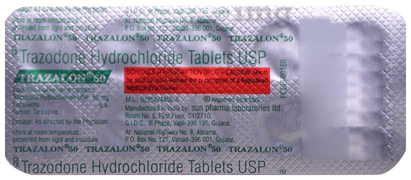 Trazalon 50 Tablet