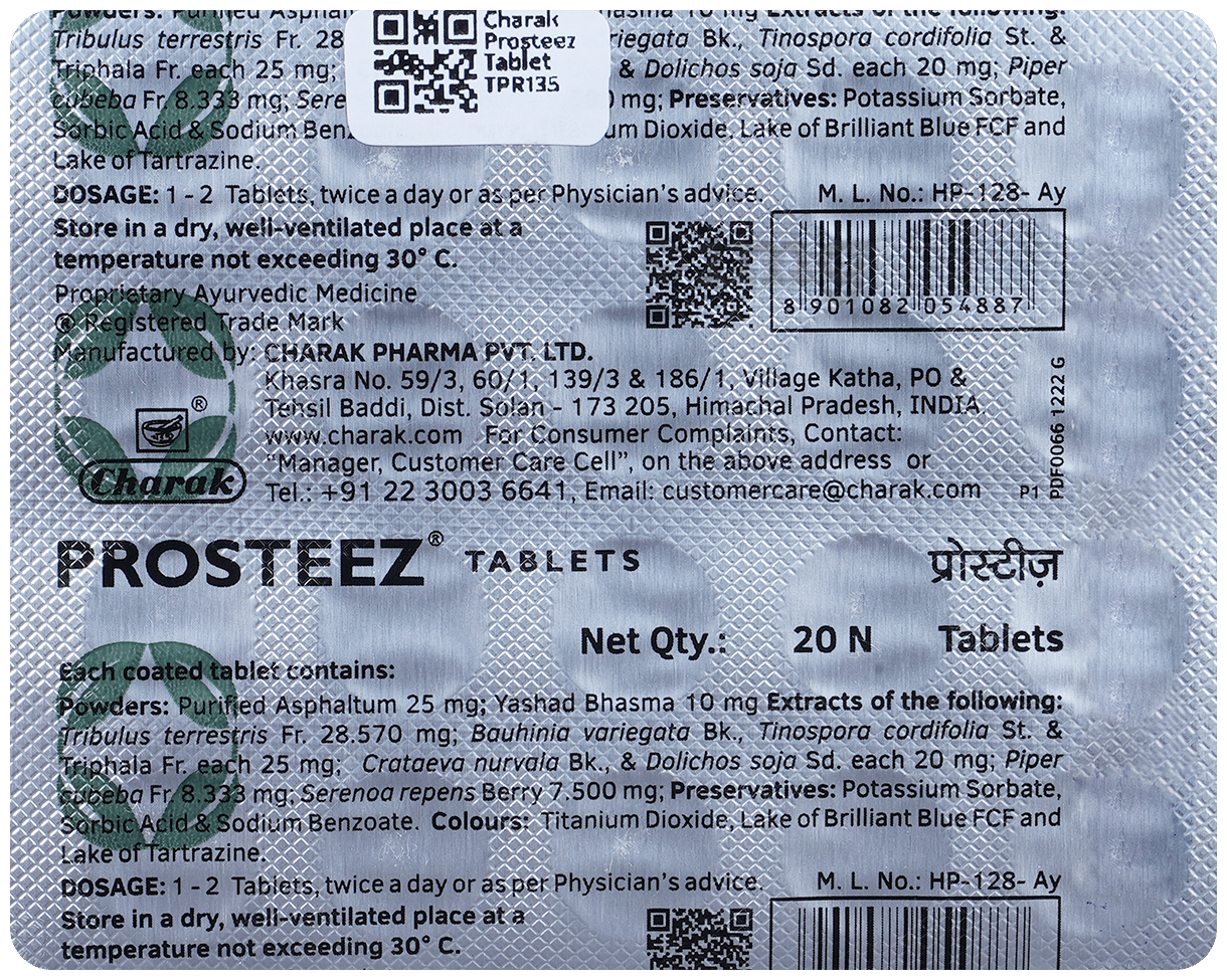 Charak Prosteez Tablet