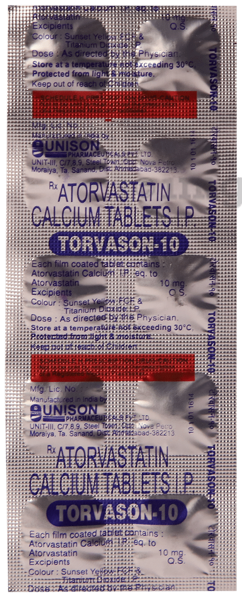 Torvason 10 Tablet