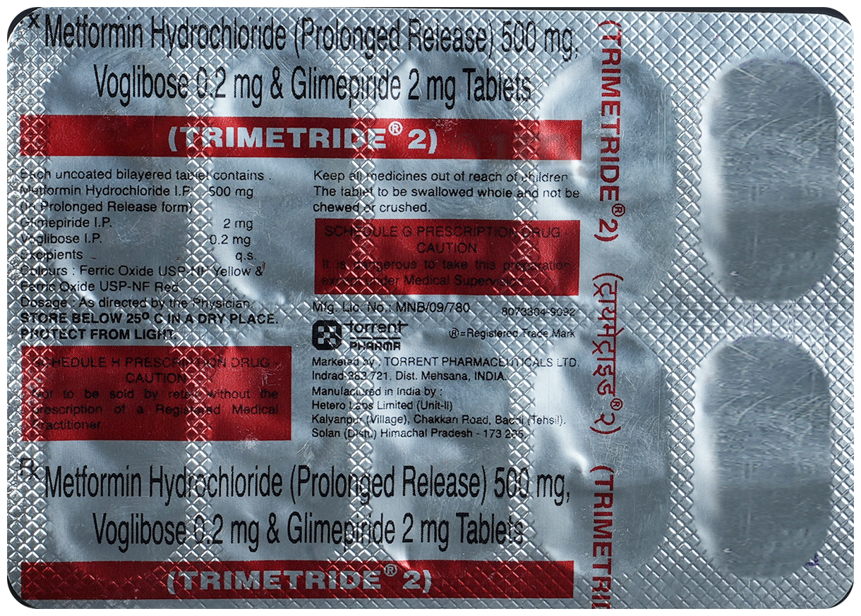 Trimetride 2 Tablet PR