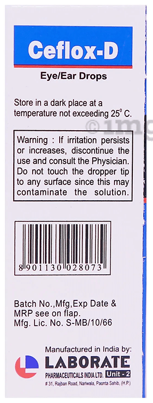 Ceflox-D Eye/Ear Drops