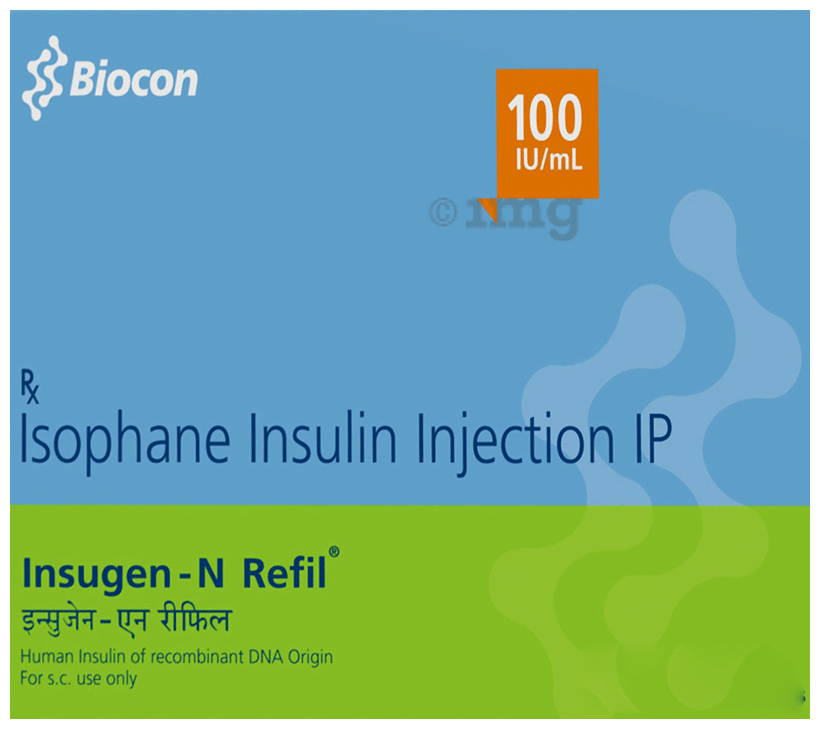 Insugen-N 100IU/ml Refil Injection