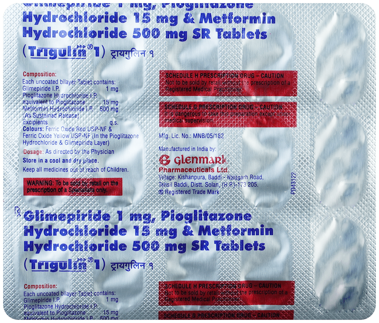 Trigulin 1 Tablet SR