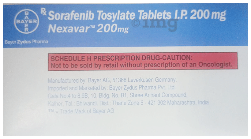 Nexavar 200mg Tablet