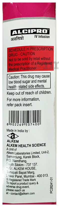 Alcipro 2mg/ml Infusion