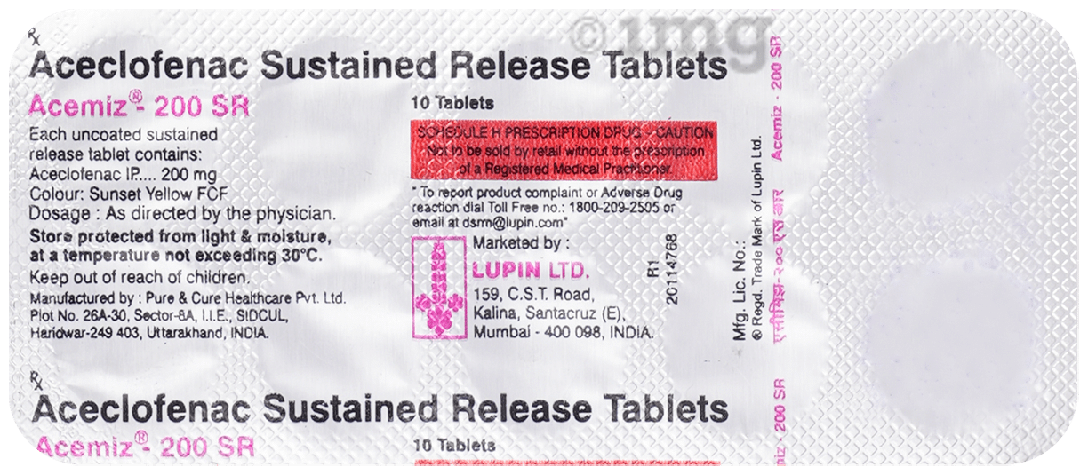 Acemiz 200 SR Tablet