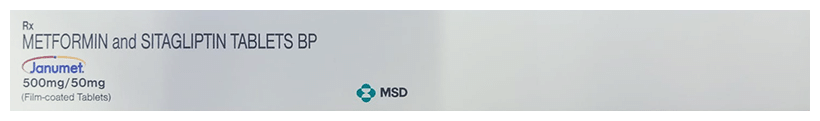 Janumet 50mg/500mg Tablet