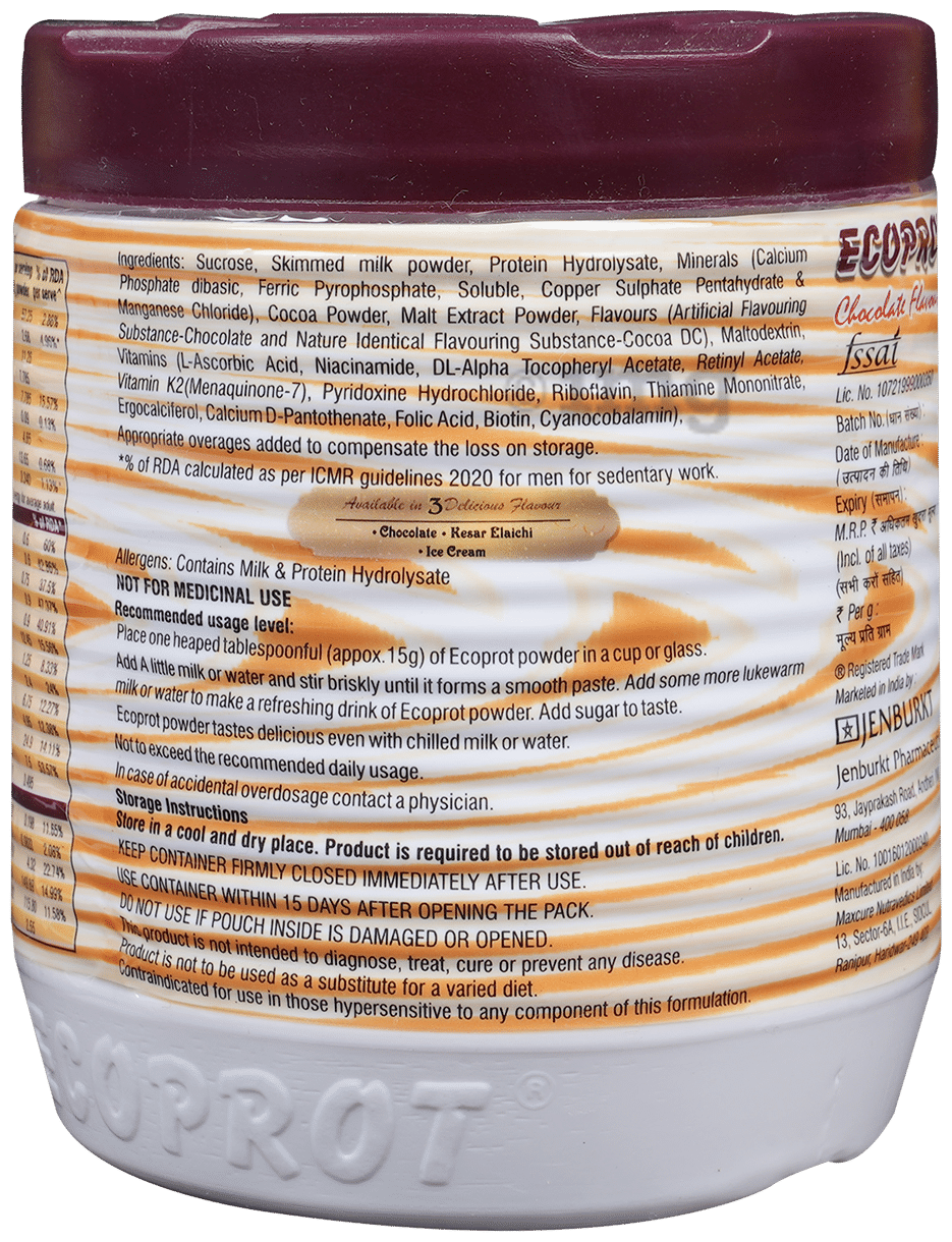 Ecoprot Protein Powder Chocolate