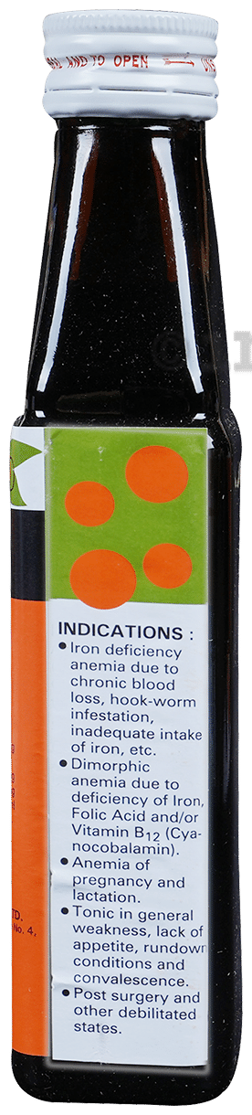 Dexorange Hematinic Syrup with Iron, Folic Acid &amp; Vitamin B12