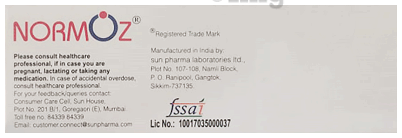Normoz Tablet with Myo-Inositol, D-Chiro-Inositol, Chromium &amp; Vitamin D2