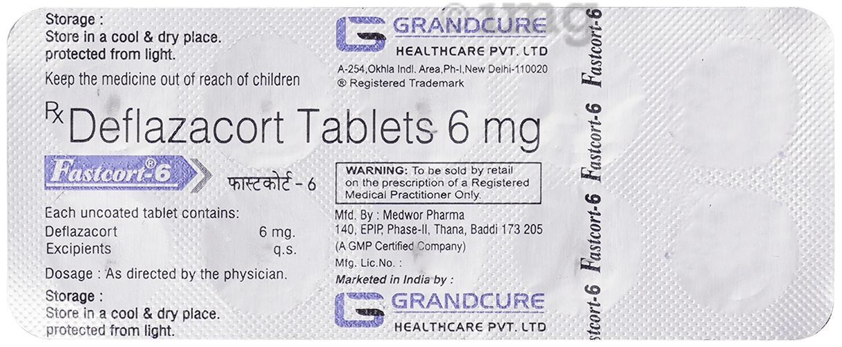 Fastcort 6mg Tablet