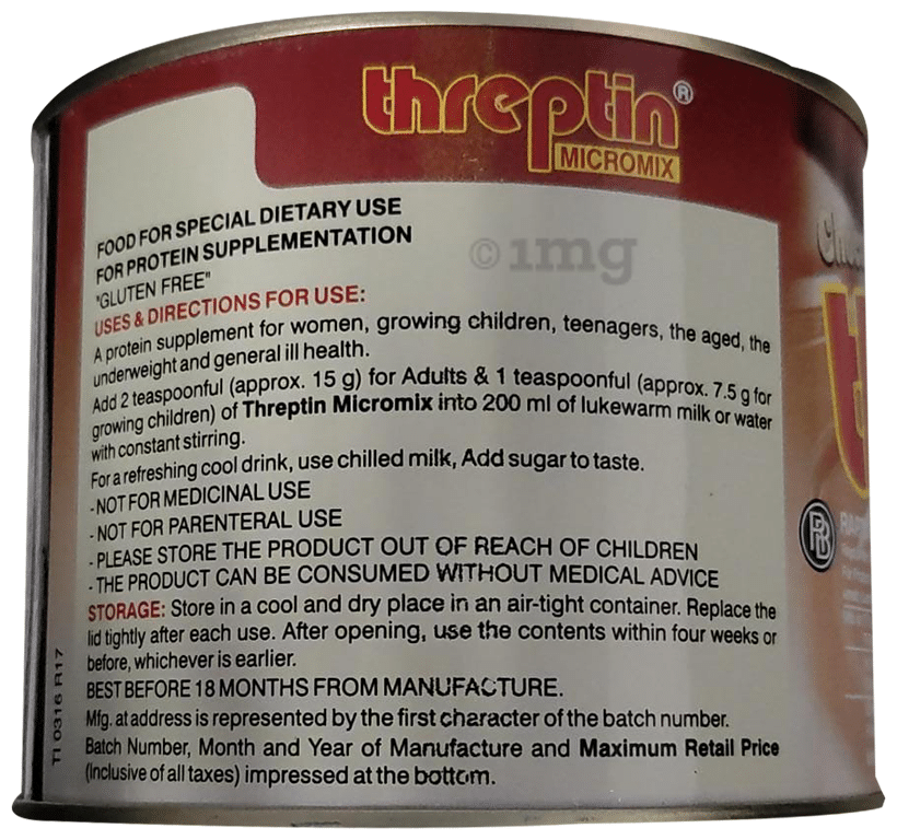 Threptin Micromix High-Calorie Protein with Vitamins &amp; Minerals | Flavour Powder Chocolate