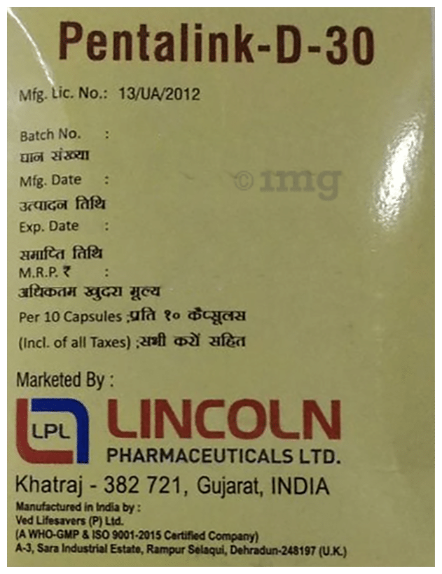 Pentalink-D 30 Capsule PR