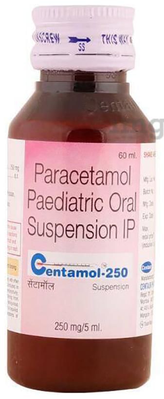 Centamol 250mg/5ml Suspension