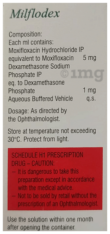 Milflodex BKC Free Eye Drop