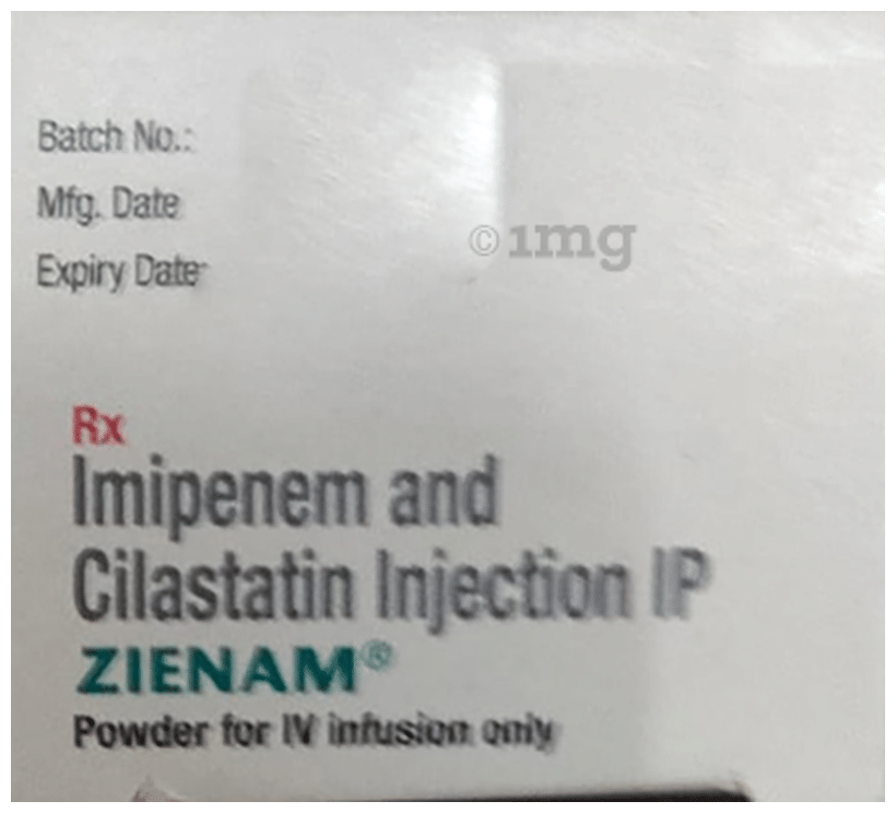 Zienam 500mg/500mg Injection