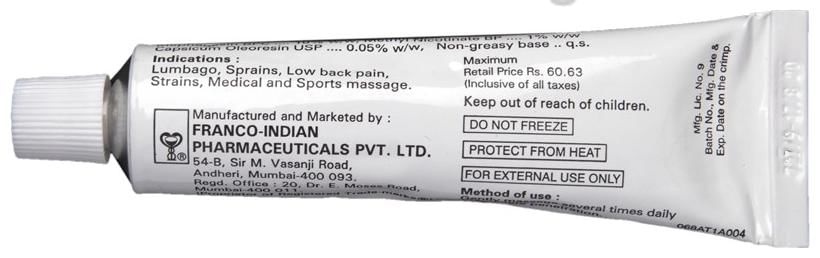 Relaxyl Analgesic &amp; Muscle Relaxant Ointment