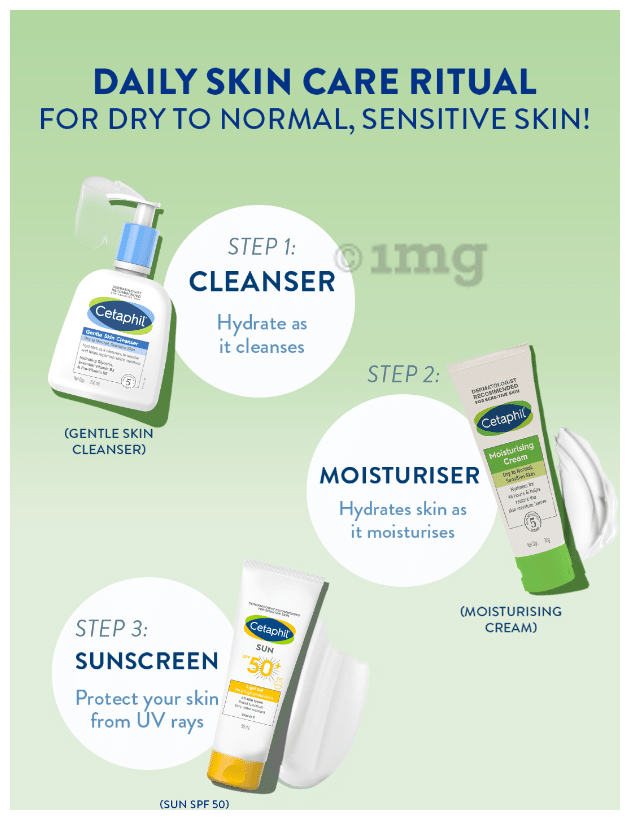 Cetaphil Moisturising Cream | Face Care Product for Dry to Normal, Sensitive Skin Dry to Normal, Sensitive Skin