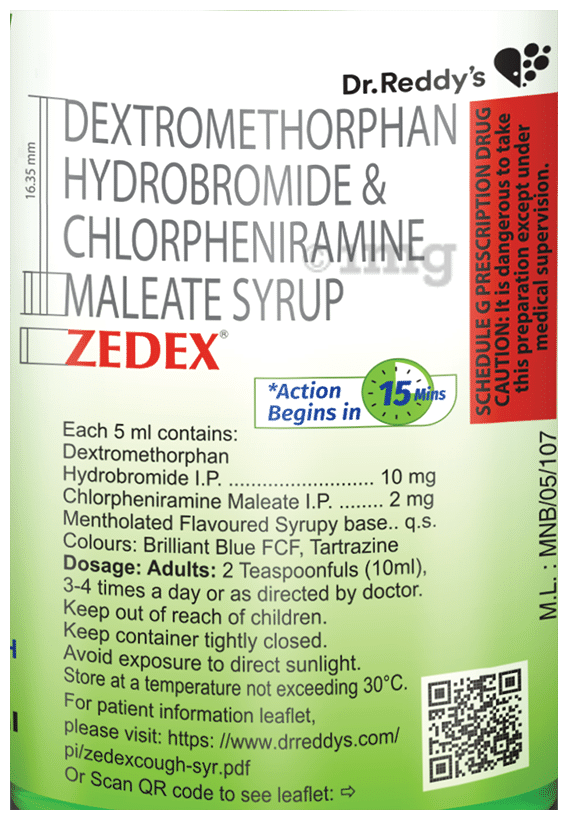 Zedex Cough Syrup