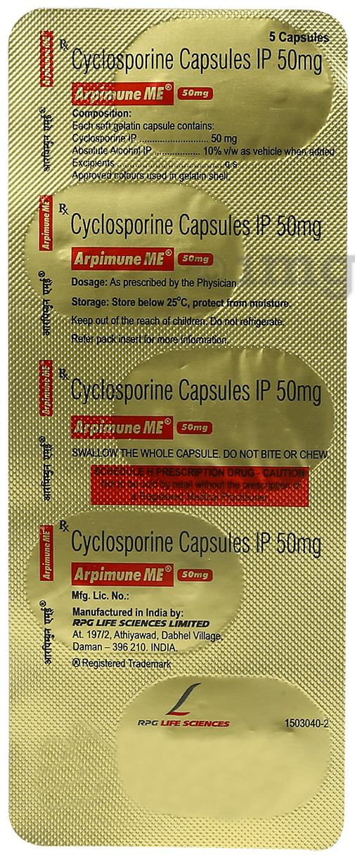 Arpimune ME 50mg Capsule
