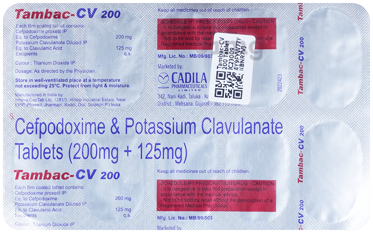 Tambac-CV 200 Tablet