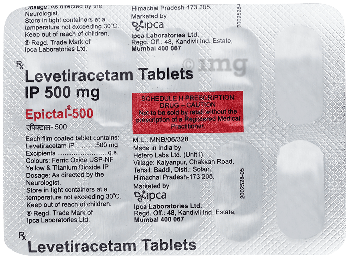 Epictal 500mg Tablet