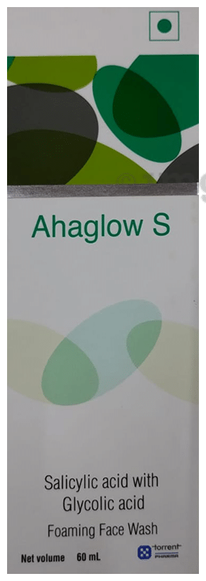 Ahaglow S Foaming Face Wash with Salicylic &amp; Glycolic Acid