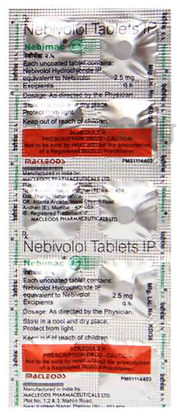 Nebimac 2.5mg Tablet