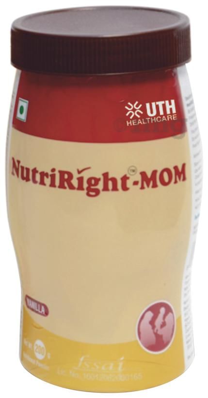 Nutri-Right Mom with Whey Protein, Vitamins &amp; Minerals | Flavour Powder Vanilla