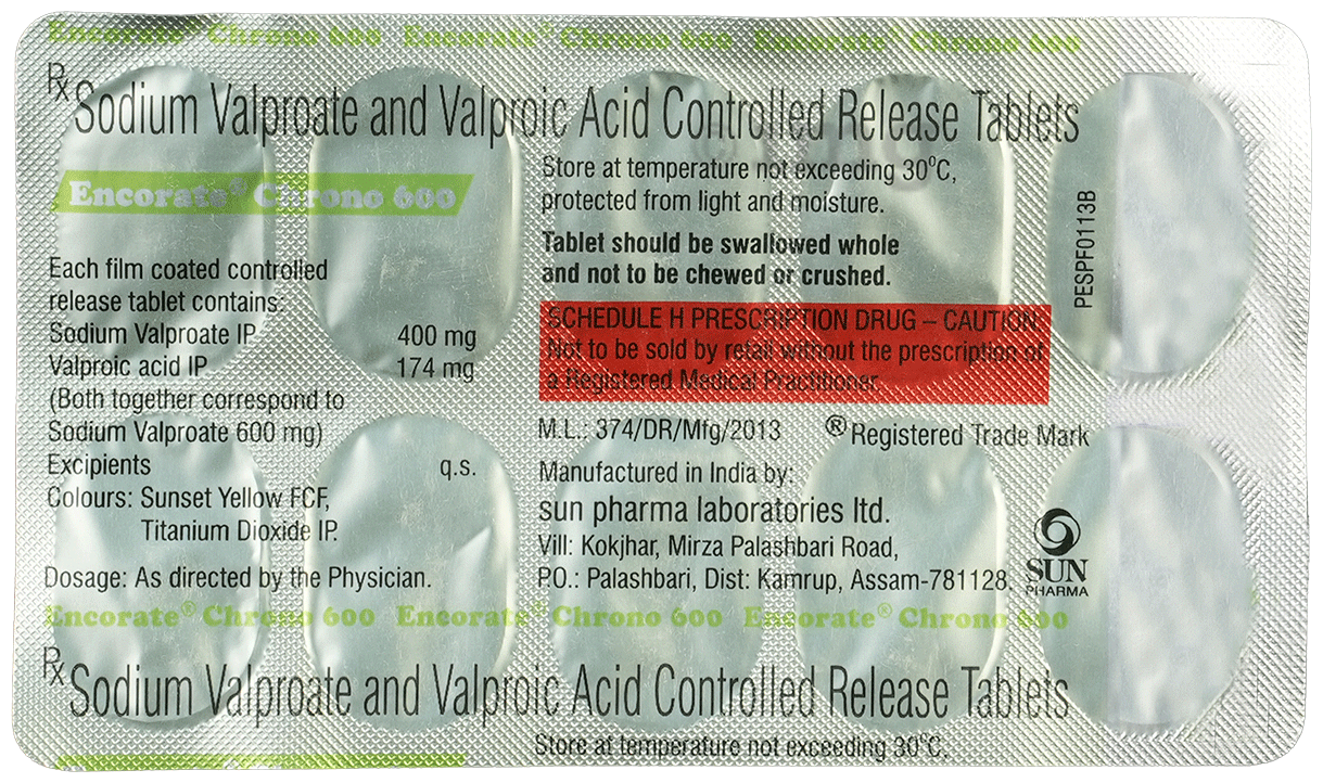 Encorate Chrono 600 Tablet CR