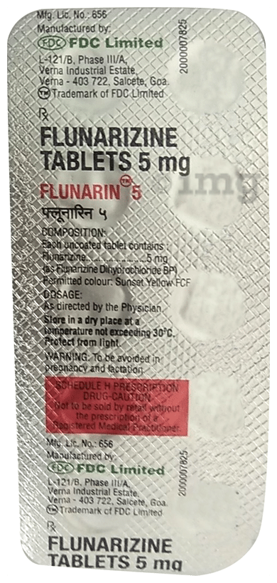 Flunarin 5 Tablet