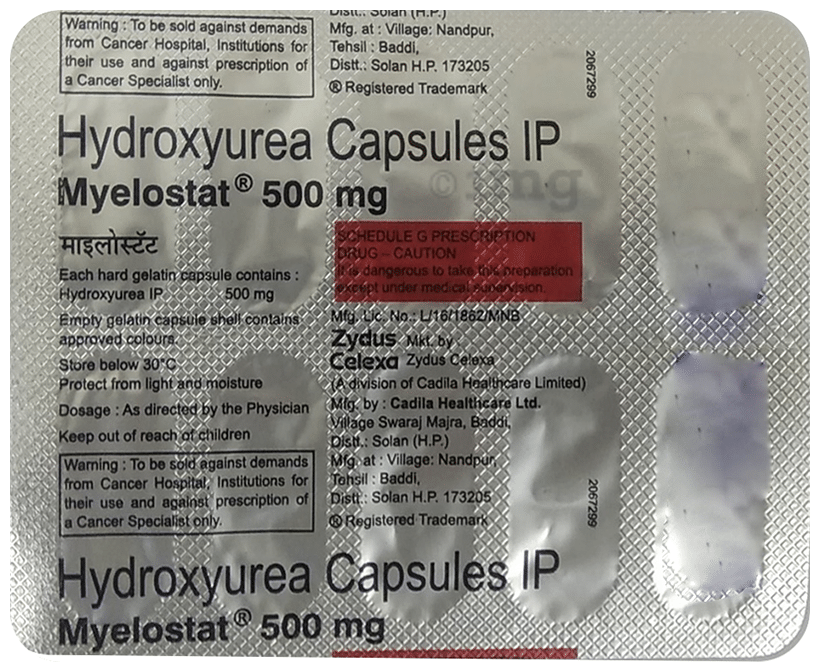 Myelostat 500mg Capsule