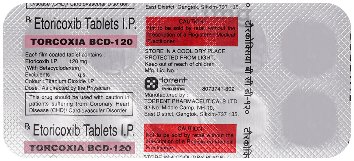 Torcoxia BCD 120 Tablet