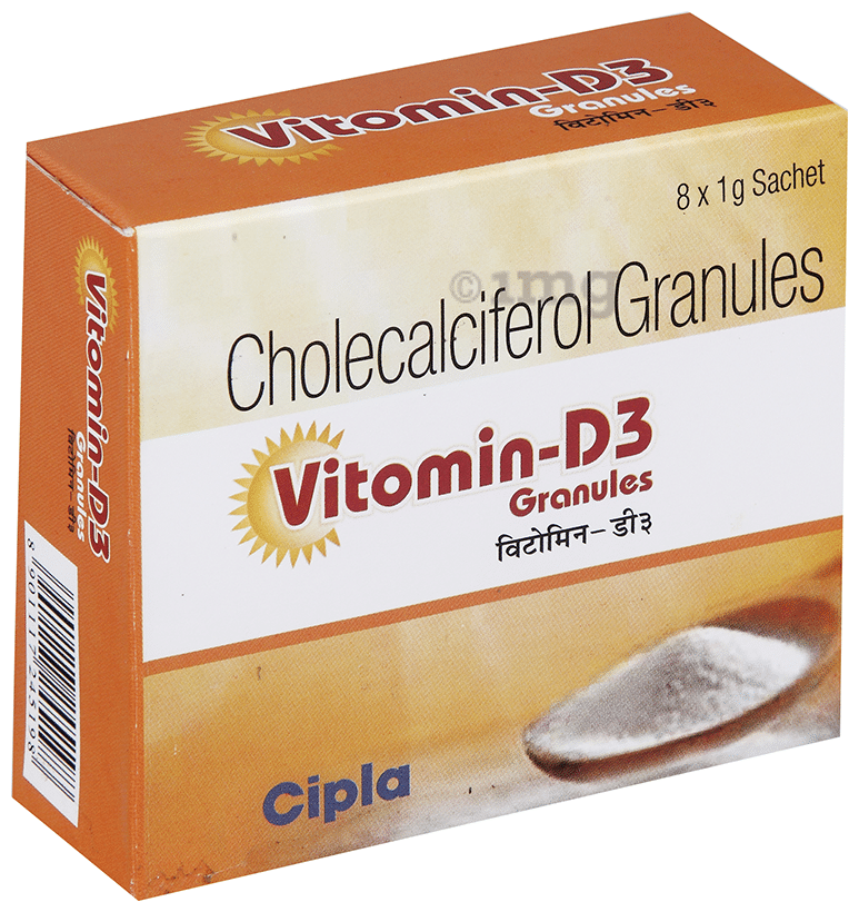 Vitomin-D3 1gm Granules For Bone Health