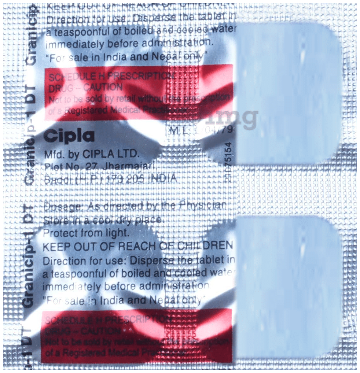 Granicip 1 DT Tablet