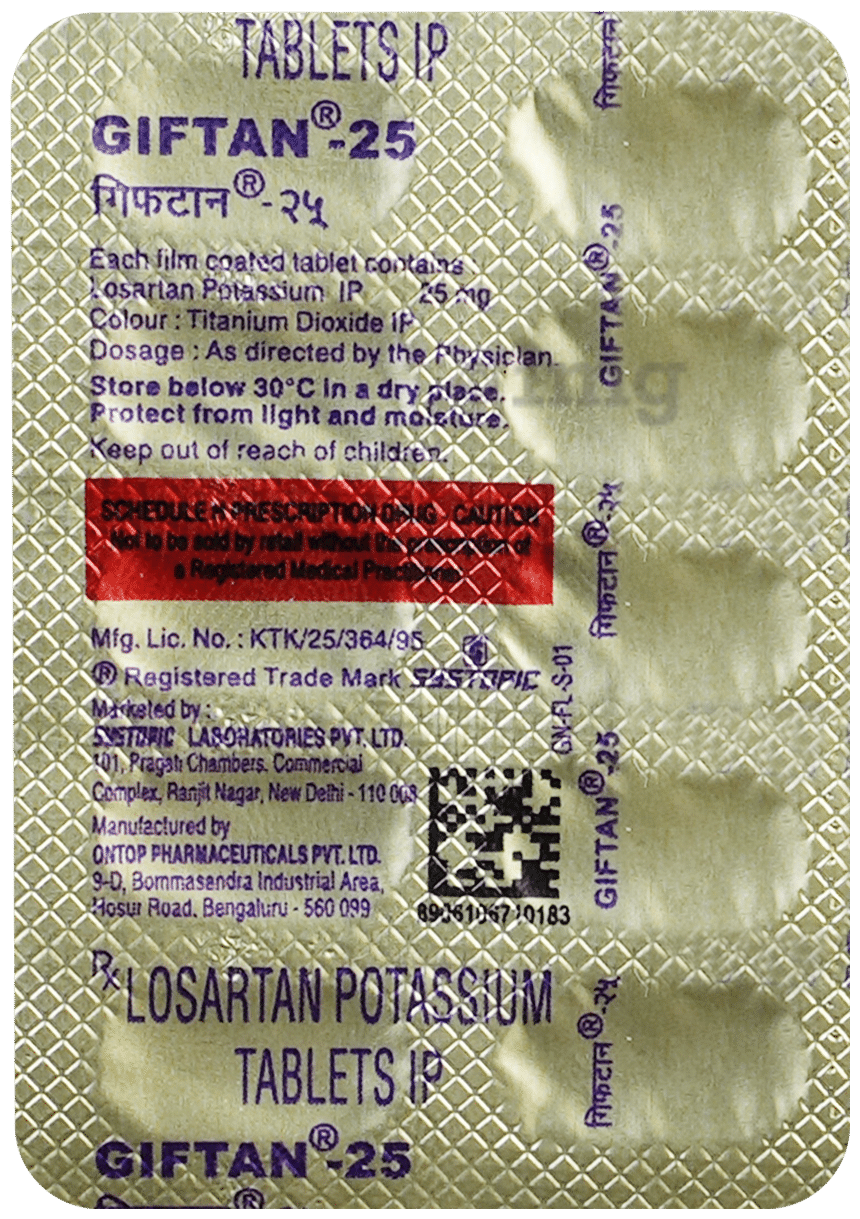 Giftan 25mg Tablet