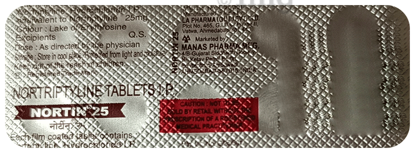 Nortin 25mg Tablet
