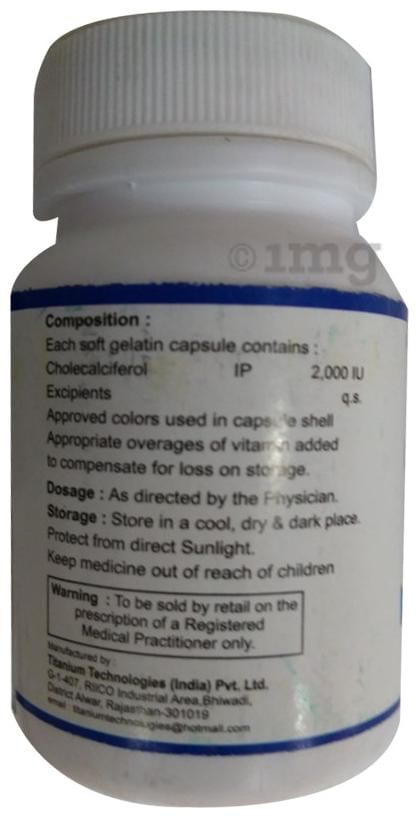 Bonshine 2000IU Soft Gelatin Capsule