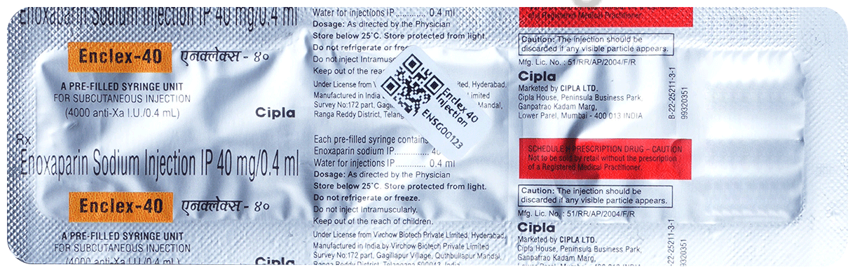 Enclex 40 Injection