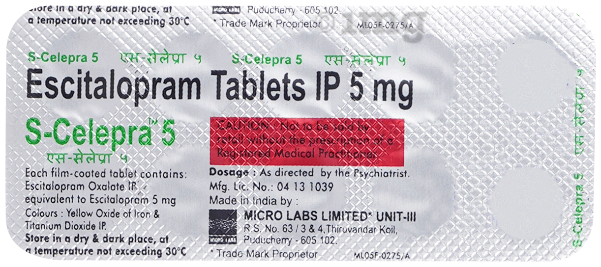 S-Celepra 5 Tablet