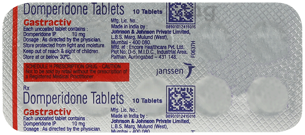 Gastractiv 10mg Tablet